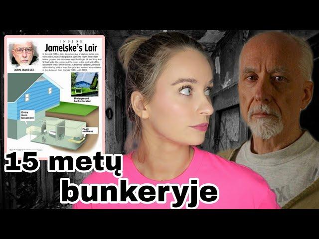 GROBĖ VAIKUS IR LAIKĖ JUOS BUNKERYJE - John Jamelske istorija