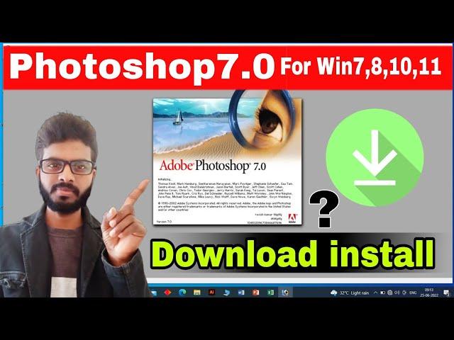 Photoshop 7.0 Download kaise Karen || How to Download & install Adobe Photoshop 7.0  (HINDI)