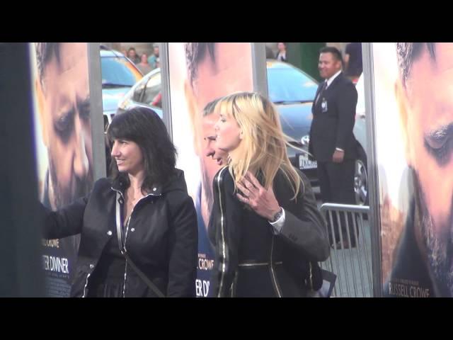 Eugenia Kuzmina arriving to The Water Diviner Premiere @eugenia111