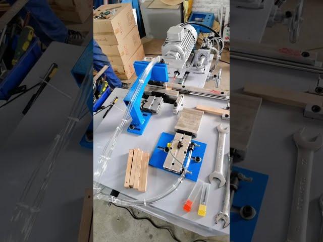 Automatic machine for wood product -  Wood board drilling