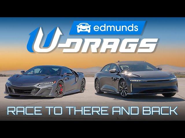 U-DRAG RACE: Acura NSX Type S vs. Lucid Air Grand Touring | Quarter Mile, Handling & More!