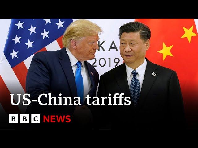 China announces retaliatory action as Donald Trump's tariffs take effect | BBC News