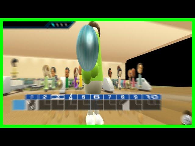 Wii Sports Bowling but its very broken #4 (Wii Corruptions)