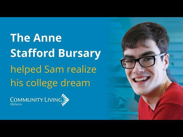 Sam Forbes - Anne Stafford Light Up the Future Bursary Recipient