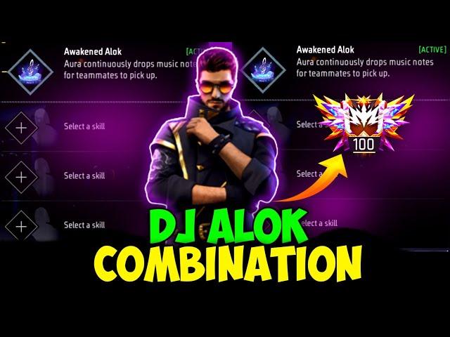 Alok Character Cs rank Combination | best character combination in free fire |  Banti sharma