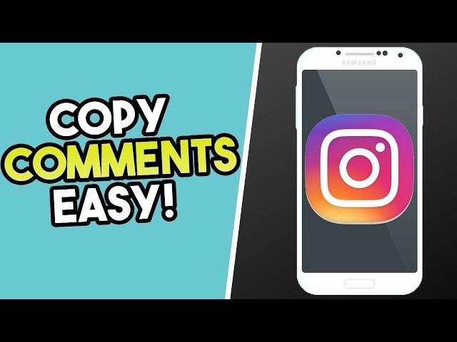 How To Copy Comments On Instagram (ANDROID)