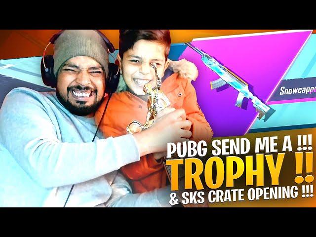 MOST ENTERTAINING AWARD 2021 - NEW SKS CRATE OPENING - PUBG MOBILE - FM RADIO GAMING