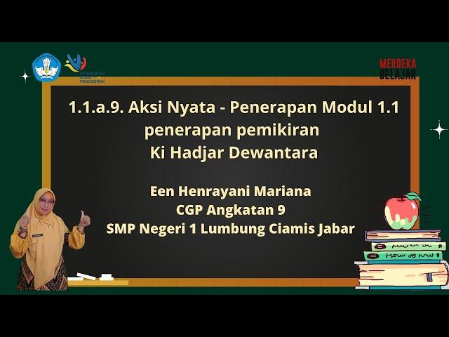 1.1.a.9.  Aksi Nyata-Penerapan Modul 1.1.