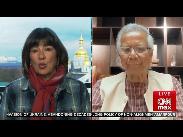 Christiane Amanpour speaks to Dr Yunus