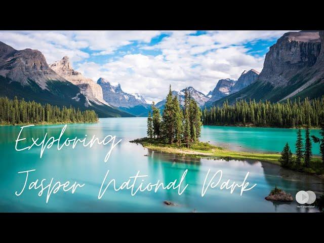 Exploring Jasper National Park, panoramic tour [CC] #RelaxingVideo #TravelCanada