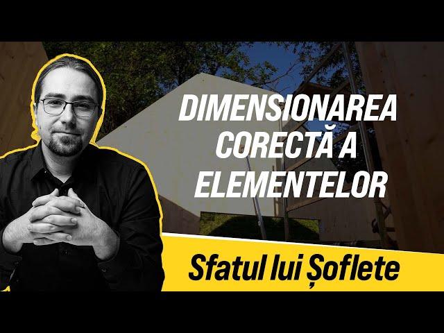 Dimensionarea corectă a elementelor de construcție într-o casă din CLT