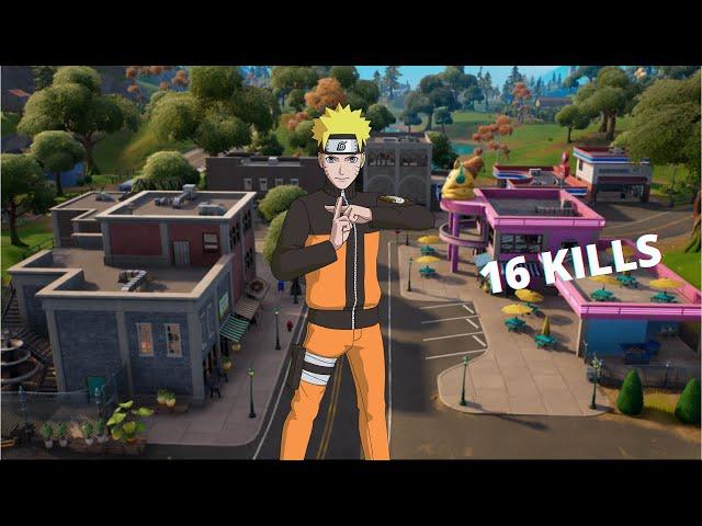 A Clutch 16 Kill Win with Naruto! (Solo Win)