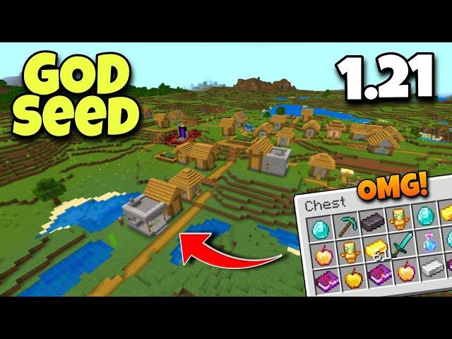 (GOD SEED) For Minecraft 1.21 Bedrock And PE | Seed Minecraft 1.21 | Minecraft Seeds