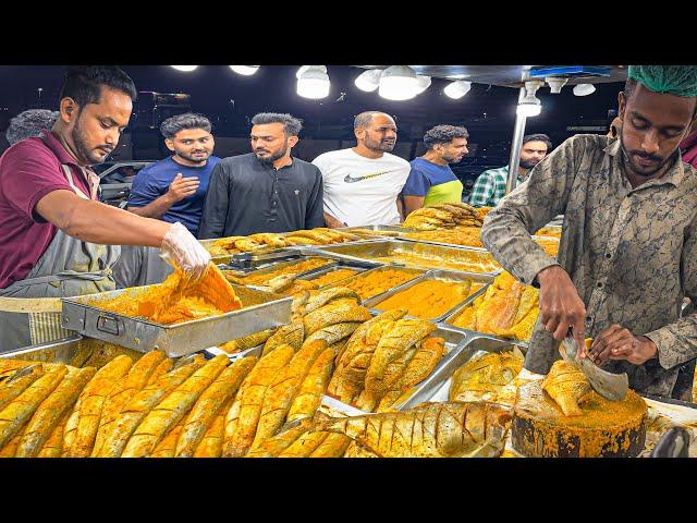 Iconic Grilled & Fry Fish Spot in Karachi | Street Food!