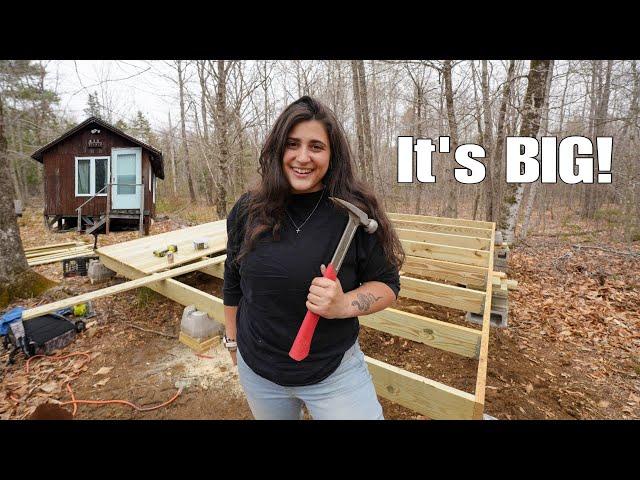 My FIRST Build on the Land Begins! (Remote Cabin in the woods)