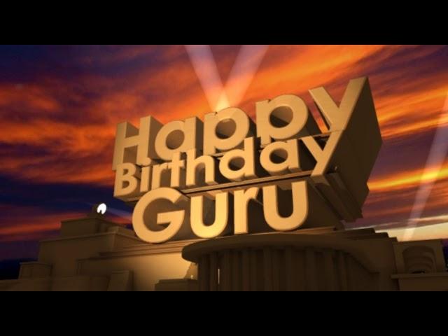 Happy Birthday Guru