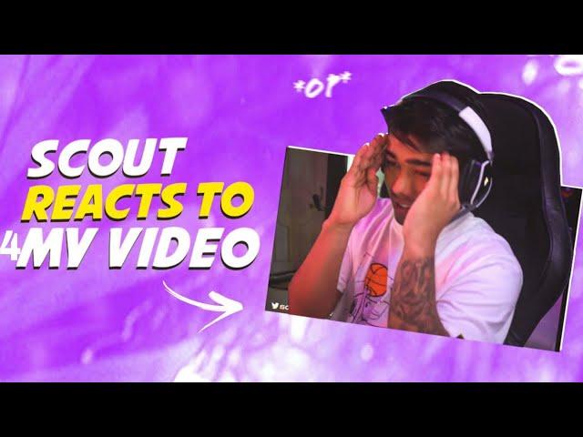 Scout react on 4mv international player of pubg mobile #pubg