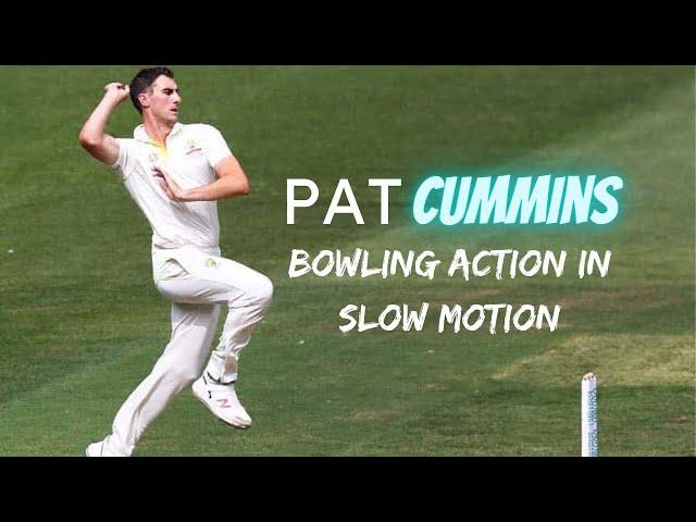 Pat Cummins Bowling Action | In Slow Motion | 2021 | Tarush Cricket