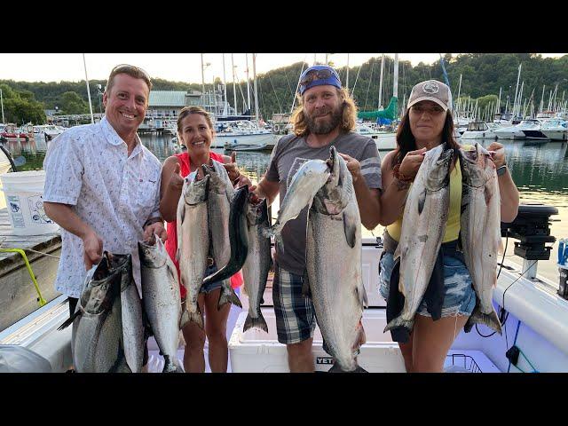 Toronto Salmon Fishing Report - July 12, 2022 - Kings Landing Sport Fishing Charters