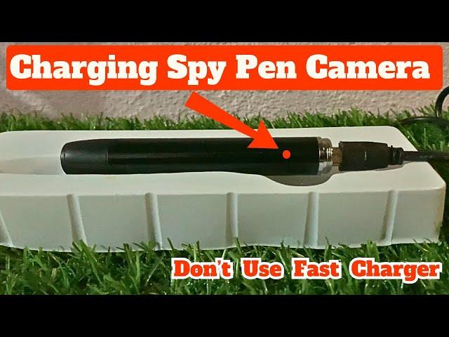 How to charge spy pen camera | Spy pen camera ko charge kaise kare | Charging spy pen camera