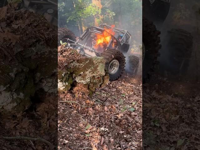 Ford Buggy catches Fire on 10k Bounty Hill  #hillclimb #4x4 #offroad