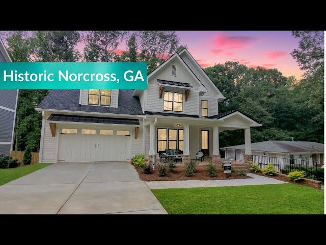 Gwinnett County Home For Sale | Historic Norcross | Basement | 4 Bed | 3.5 Bath | New Construction