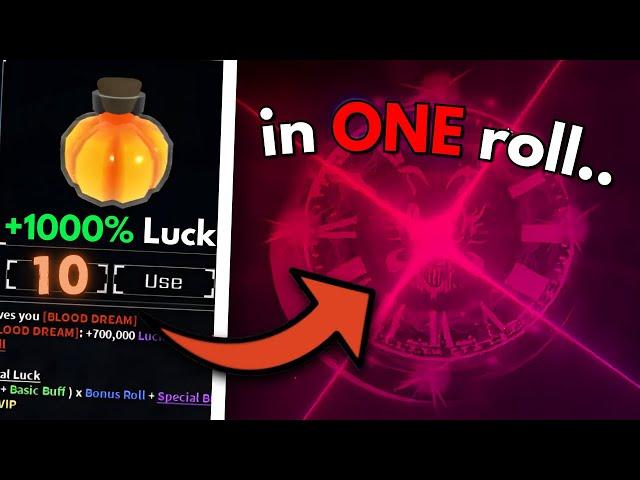 USING x10 PUMP POTIONS WITH MAX LUCK FOR THE NEW AURAS! | Sols RNG Halloween