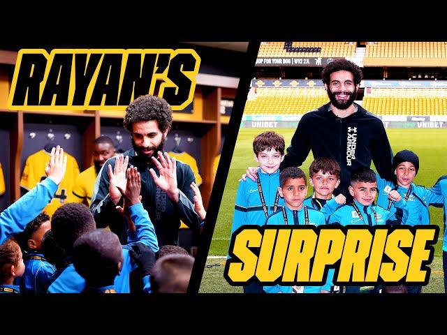 Rayan Ait-Nouri surprises his childhood football team