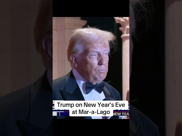 Trump speaks on NYE from Mar-a-Lago