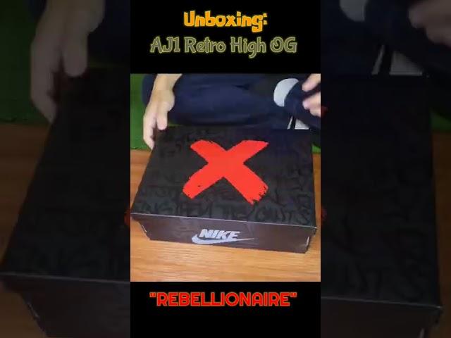 Unboxing - Air Jordan 1 Retro High OG - Rebellionaire