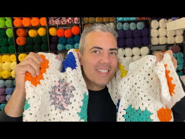 TUTORIAL: Quick & Easy: Joining Granny Squares!! (Right-handed)