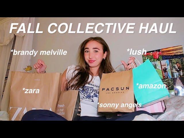 HUGE FALL HAUL!!*brandy melville,lush, sonny angels, zara and more