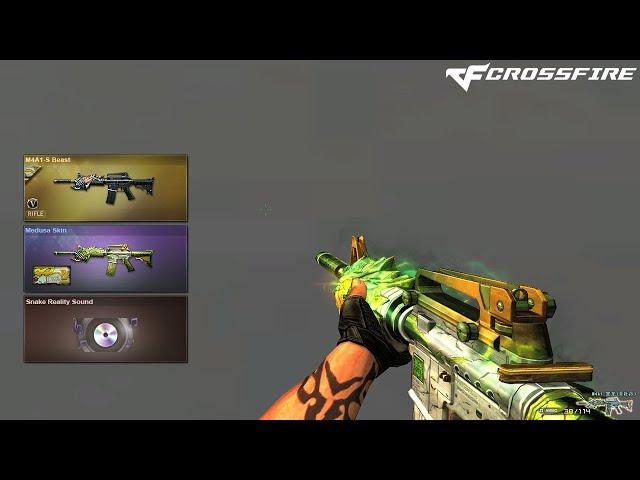 CF Preview | M4A1-S Beast Medusa (VVIP Skin | Snake Reality Sound)