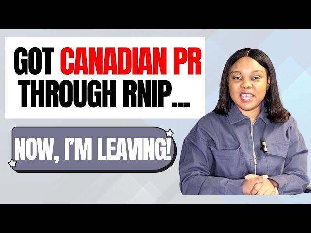 I got my Canadian Permanent Residence through RNIP. #CanadaPR