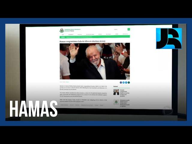 Grupo terrorista Hamas parabeniza o presidente eleito Lula em publicação oficial