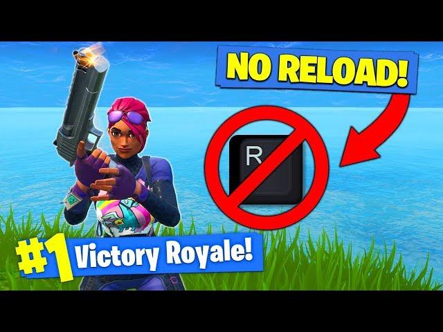 The *NO RELOAD* CHALLENGE In Fortnite Battle Royale!