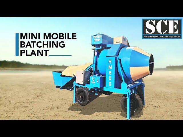 Mini Mobile Batching Plant | How Mobile Concrete Batching Plant Works SHRIRAM