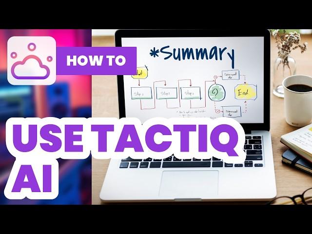 How To Use Tactiq AI (2025) - Note Taking Meetings