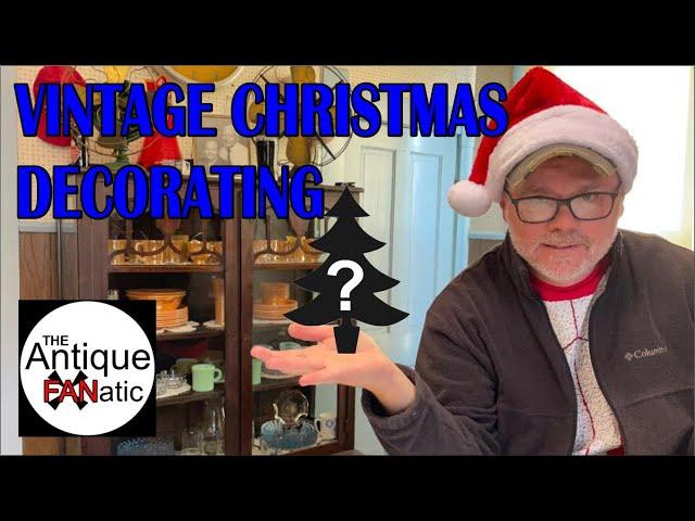 Super Rare Vintage Christmas Tree (Decorating for Christmas at The Antique FANatic)