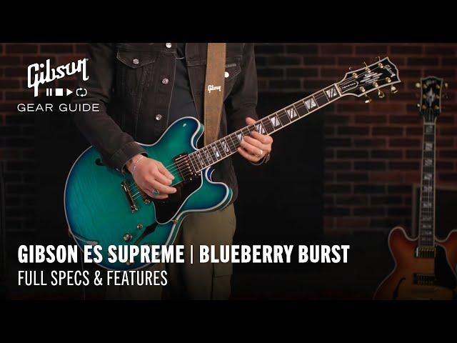 Gibson ES Supreme – Blueberry Burst – Full Demo