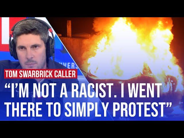 Protester arrested in London demonstrations defends the riots after hundreds detained | LBC