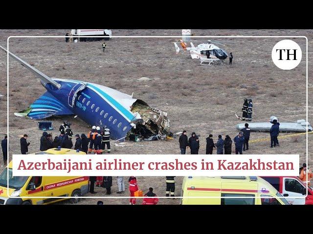 Azerbaijani airliner with 67 people onboard crashes in Kazakhstan