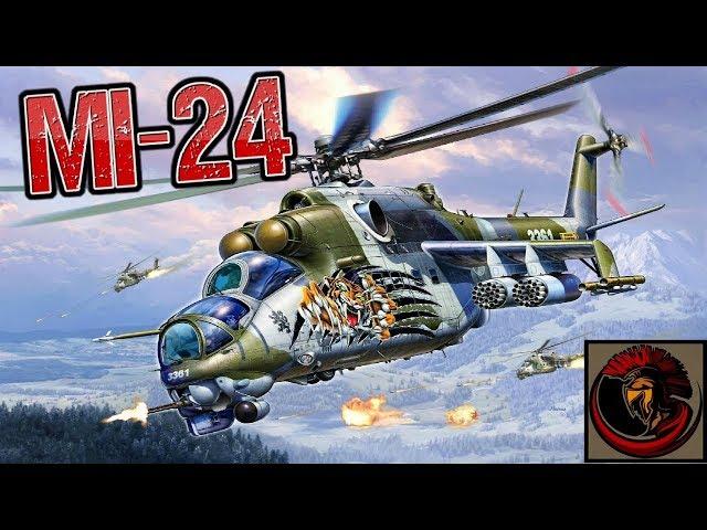 Mi-24 Hind Attack Helicopter - RUSSIAN GUNSHIP