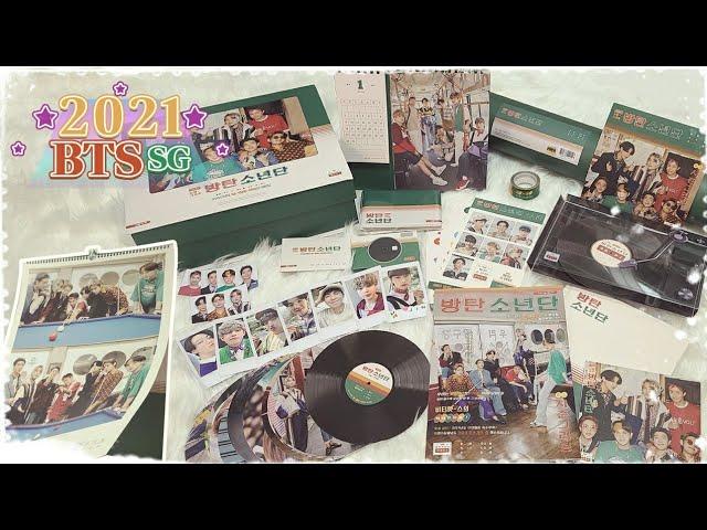 BTS 2021 Season's Greetings/Wall Calendar Unboxing