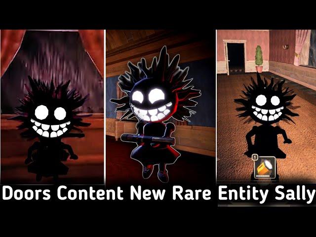 DOORS : New RARE ENTITY Window Sally | Doors Hotel Content Update New Entities Jumpscare