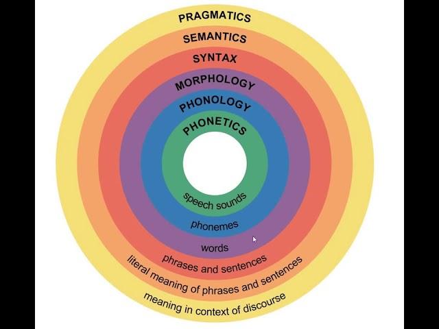 Inner circle of the scope of linguistics