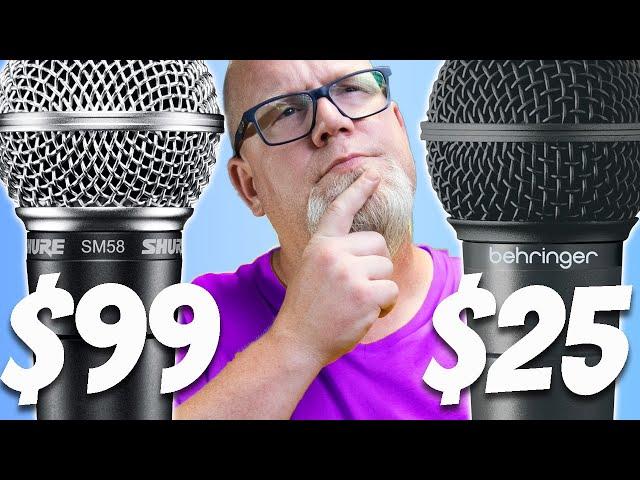 BEHRINGER XM8500 VS SHURE SM58 - Which to Buy?!