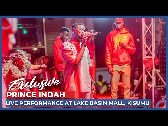 PRINCE INDAH FULL PERFORMANCE AT LAKE BASIN MALL KISUMU  FOR EVENT COVERAGE CONTACT 0706733098