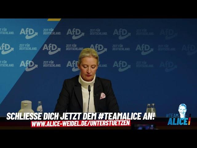 Live: Vorstellung AfD-Kanzlerkandidatin!