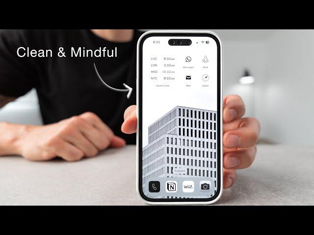 Clean & Minimalist New iPhone Setup iOS 17 (Aesthetics + Productivity)